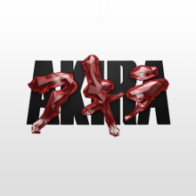 Poster AKIRA Low Poly. Un proyecto de Ilustración, 3D y Post-producción fotográfica		 de Ninio Mutante - 28.11.2014