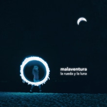 Cubierta para EP "La Rueda y la Luna", de Malaventura. Design, Photograph, Art Direction, and Graphic Design project by Eduard Blanch Rodríguez - 11.29.2014