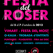 Cartel para Vimart - Festa del Roser (Feria Vitícola de Martorell).. Design, and Graphic Design project by Eduard Blanch Rodríguez - 11.29.2014