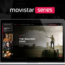 Movistar Series . Een project van UX / UI,  Art direction y Webdesign van Owi Sixseven - 02.12.2014