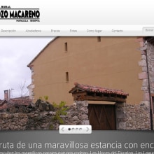 Casa Rural Pozo Macareno. Un proyecto de Diseño gráfico y Desarrollo Web de Javier Moreno Santa Engracia - 13.06.2014
