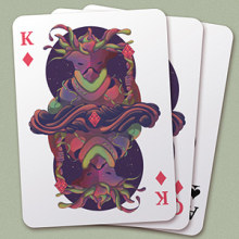 Elite Playing Cards. Traditional illustration, Character Design, and Graphic Design project by Cristian Eres - 12.07.2014