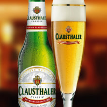 Cerveza Clausthaler sin alcohol. Publicidade projeto de Victor Javier valera Jimenez - 09.07.2014
