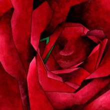 Rosa. Fine Arts, and Painting project by Alejandra Salas Burgos - 05.08.2014