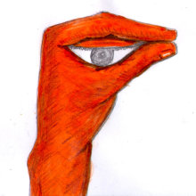 Ojo con la mano. Animação projeto de nicolas massone - 13.12.2014