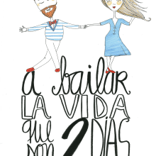 doyoubailas? - Web. Design, Traditional illustration, Br, ing, Identit, Arts, and Crafts project by Verónica Maraver - 12.08.2014