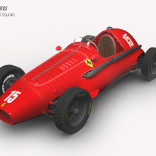 Ferrari Squalo 3d Model. Ilustração tradicional, 3D, e Design de automóveis projeto de Enrique Matías Gómez - 14.12.2014