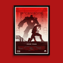 Iron Man. Un proyecto de Ilustración tradicional, Cine, vídeo, televisión y Diseño gráfico de Eric Veiga Gullon - 14.12.2014