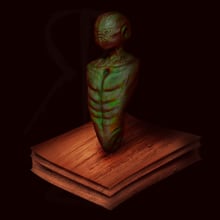 Alien Zbrush. Un proyecto de Ilustración tradicional, 3D y Diseño de personajes de Sandra Rueda - 15.12.2014