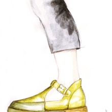 FOOTWEAR & ACCESSORIES ILLUSTRATION - Watercolor. Ilustração tradicional, Design de acessórios, Moda, Design de produtos, e Design de calçados projeto de Valeria Dalchiele - 15.12.2014