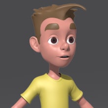 Modelado de Personaje  para un corto de animación.. Un proyecto de 3D, Animación y Diseño de personajes de José Manuel Claro Salguero - 31.10.2014