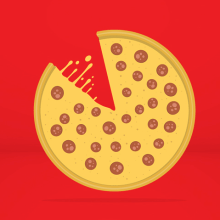 Telepizza // Click&Pizza. Traditional illustration, Motion Graphics, Animation, and Art Direction project by Antonia y Pepa - 12.16.2014