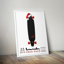 LAVIDA XMAS RACE . Poster. Un proyecto de Publicidad y Diseño gráfico de Daniel Mellado Gama - 18.12.2014