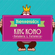 Kink Kono Heladería & Pastelería. Een project van  Br e ing en identiteit van Luisa Fernanda Restrepo Vargas - 18.12.2014