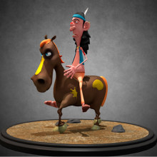 Personajes Cartoon. 3D, e Design de personagens projeto de Marc Lidon - 22.12.2014