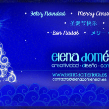 ¡Feliz Navidad! Merry Christmas! 圣诞节快乐！Bon Nadal！frohe Weihnachten！ ^_^ . Un progetto di Br, ing, Br e identit di Elena Doménech - 23.12.2014