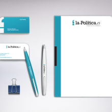 Identidad Corporativa de la-Politica.es. Design, Br, ing e Identidade, e Design gráfico projeto de Marta Velasco Zurro - 06.07.2014
