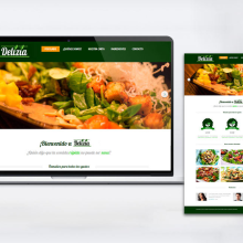 Diseño web Restaurante Delizia y diseño del menú. Web Design, and Web Development project by Marta Velasco Zurro - 04.02.2014