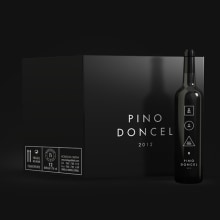 Vino Pinodoncel 2012. Un proyecto de Br, ing e Identidad, Diseño gráfico y Packaging de Guillermo Alonso Piñero - 25.12.2014