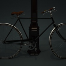 Bicicleta 3D. 3D projeto de jbolioli - 28.12.2014