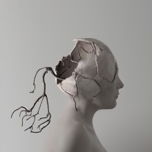 surreal head. Un proyecto de Fotografía y Bellas Artes de Elena López - 29.12.2014
