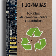 Cartel reciclaje. Fine Arts, and Graphic Design project by Elsa Lis Fernández - 01.01.2015