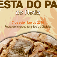 Concurso "Festa do pan de Neda 2014". Design, Traditional illustration, and Graphic Design project by Ana Mouriño - 09.09.2014