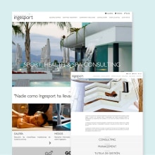 Ingesport. Un proyecto de Br, ing e Identidad, Diseño gráfico y Diseño Web de Elena Benedí - 10.07.2014