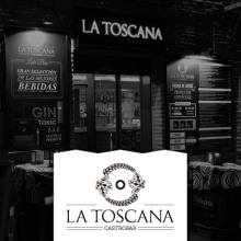 Diseño corporativo La Toscana Toledo. Een project van  Br, ing en identiteit, Grafisch ontwerp, T y pografie van Alejandro González Cambero - 17.12.2014
