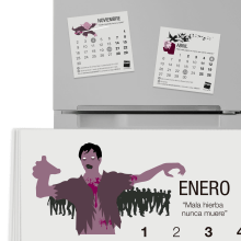 Calendario 2015 Fnac.es. Ilustração tradicional, Br, ing e Identidade, e Design editorial projeto de Isabel Rodríguez Losada - 11.01.2015