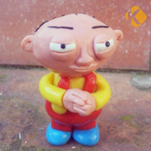 Stewie en plastilina. Animation, Character Design, Arts, Crafts, Fine Arts, and Comic project by Abel J. Fillat - 01.13.2015