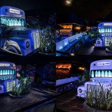 Bus Bombay Mae West. 3D, Design industrial, e Design de interiores projeto de Babblá Estudio - 14.01.2015