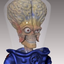 Marciano de Mars attack. Un proyecto de 3D y Diseño de personajes de celia fermoselle - 14.01.2015