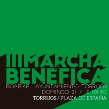 III Marcha Benéfica Boabike Ayuntamiento de Torrijos. Un projet de Publicité, Événements , et Design graphique de Alejandro González Cambero - 17.01.2015