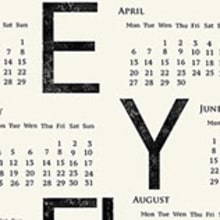 Calendario. Un proyecto de Diseño gráfico de Leticia Area Garcia-valdés - 28.09.2014