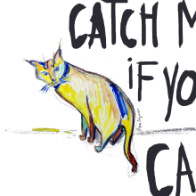 Catch Me if You Can. Ilustração tradicional projeto de Reyes Alejandre Escudero - 16.11.2014