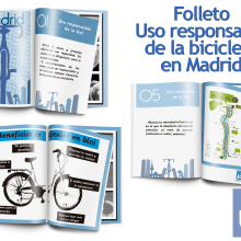 Madrid en bici de manera responsable. Design editorial projeto de Santos Barrios Gragero - 18.01.2015