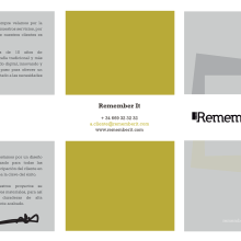 Remember it. Publicidade, Br, ing e Identidade, Design gráfico, e Marketing projeto de José Luis Mora - 11.11.2014