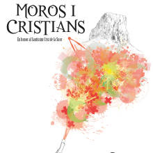 Cartel Moros i Cristians Calp. Ilustração tradicional, Publicidade, e Design gráfico projeto de Amparo Saera - 04.12.2014