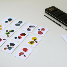 Mis tarjetas de visita. Un progetto di Illustrazione tradizionale, Belle arti e Graphic design di Julia Lillo García - 22.01.2015