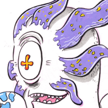 Coleccionando Monstruos. Ilustração tradicional, e Design de personagens projeto de Lebrilope - 25.01.2015