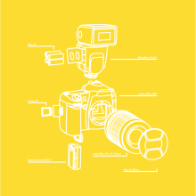 Nikon D80. Design, Traditional illustration, and Graphic Design project by Julio Gárnez - 01.26.2015