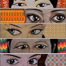 Cartel: Día Internacional del Inmigrante - ACMH. Ilustração tradicional, e Design gráfico projeto de Susana Muñoz Dávila - 18.12.2014