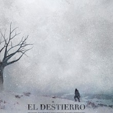 Cartel película El Destierro. Design, and Traditional illustration project by Oscar Giménez - 01.27.2015