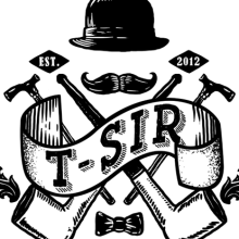 T-Sir Clothing Co.. Ilustração tradicional, e Design gráfico projeto de Óscar Postigo - 06.05.2013
