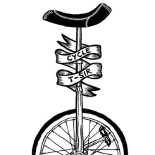 Monocycle. Ilustração tradicional, Design gráfico, e Arquitetura da informação projeto de Óscar Postigo - 07.10.2013