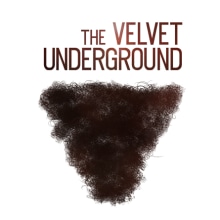 THE VELVET UNDERGROUND - Logo. Design gráfico projeto de La Gamba Negra - 29.01.2015