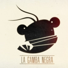 LA GAMBA NEGRA - Logo. Design gráfico projeto de La Gamba Negra - 29.01.2015