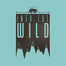 INTO THE WILD - Logo. Design gráfico projeto de La Gamba Negra - 29.01.2015