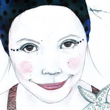 Retratos: Maria. Un proyecto de Ilustración tradicional de Laura Bustos - 01.02.2015